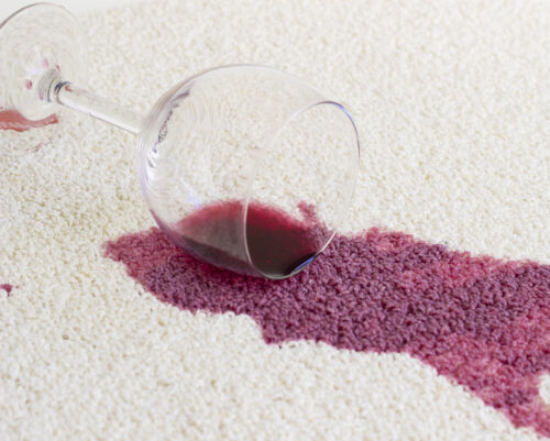 wine carpet stain Vancouver